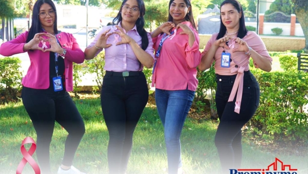 Sucursales Promipyme celebran Día Internacional de la Lucha Contra Cáncer Mama